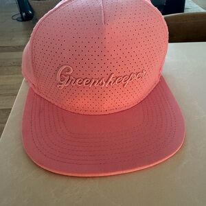 Grass Clippings Men’s Greenskeeper Hat Thunderbird Pink Adjustable